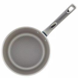 Ayesha Curry Home Collection 3-Quart Aluminum Nonstick Saucepan with Glass Lid, Twilight Teal thumbnail 2