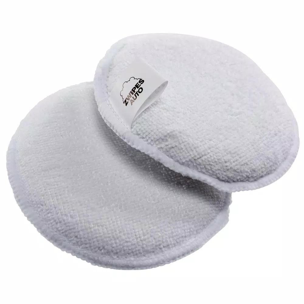 Zwipes 5 in. Microfiber Wax Applicator Pads, 8-Pack