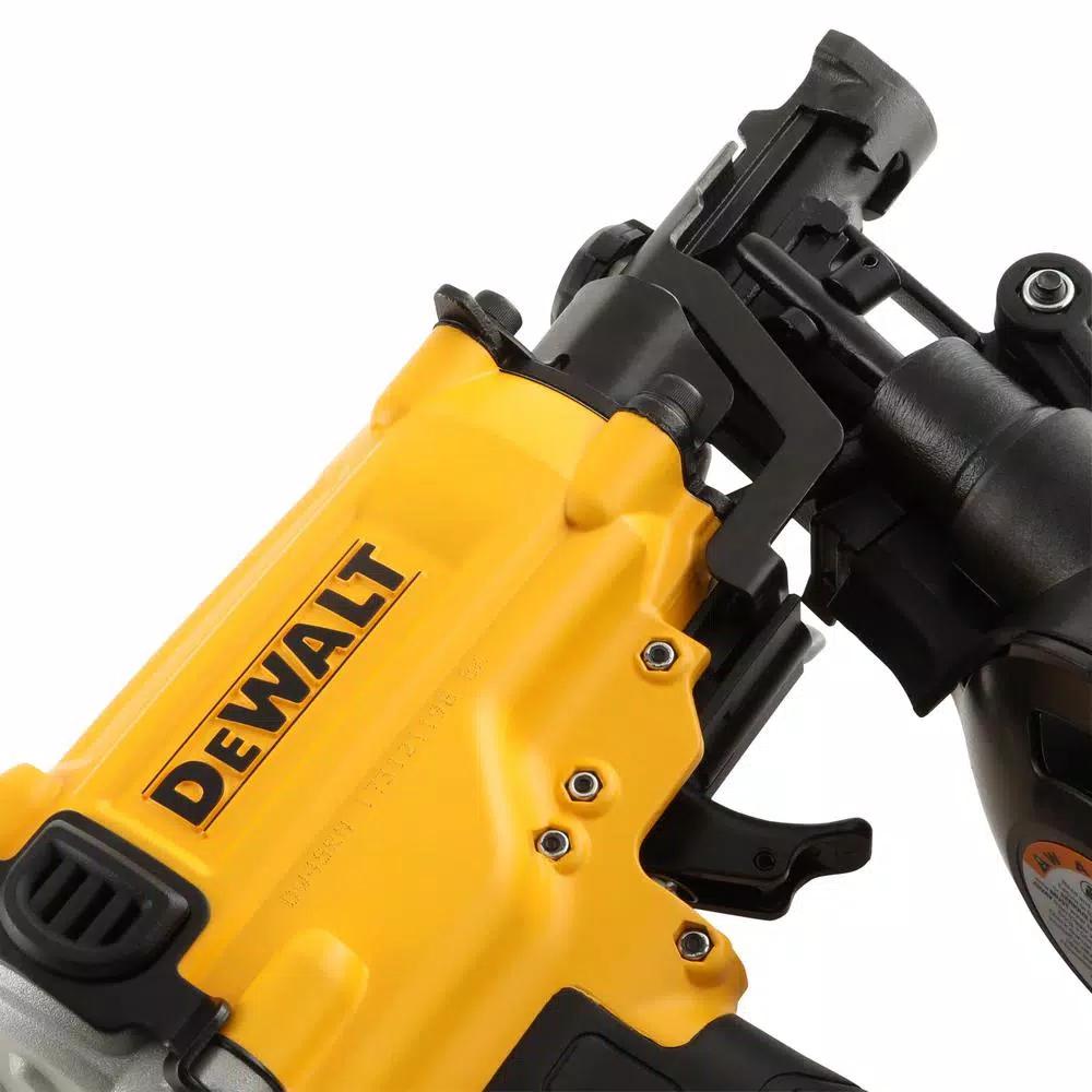 DEWALT 15-Degree Pneumatic Coil Roofing Nailer with 7,200-Pack Galvanized Steel Nails