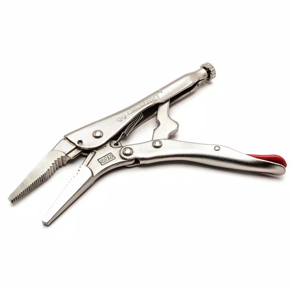 Crescent 9 in. Long Nose Locking Pliers with Wire Cutter