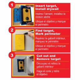 Calculated Industries Blind Mark Magnetic Drywall Electrical Box Locating Tool, 3-Piece Set thumbnail 5