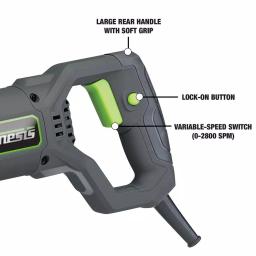 Genesis GRS750 7.5 Amp Variable Speed Reciprocating Saw with Quick-Change System thumbnail 5