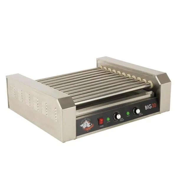 Funtime 306 sq. in. Stainless Steel Hot Dog Roller Grill, Commercial Grade Countertop Specialty Grill