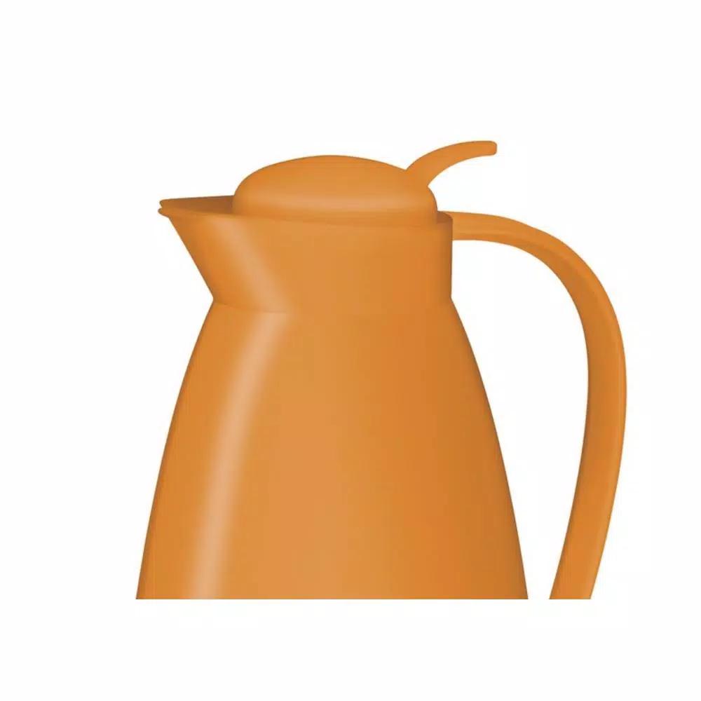 alfi 1.05 Qt. Frosted Plastic Vacuum-Insulated Carafe, Orange