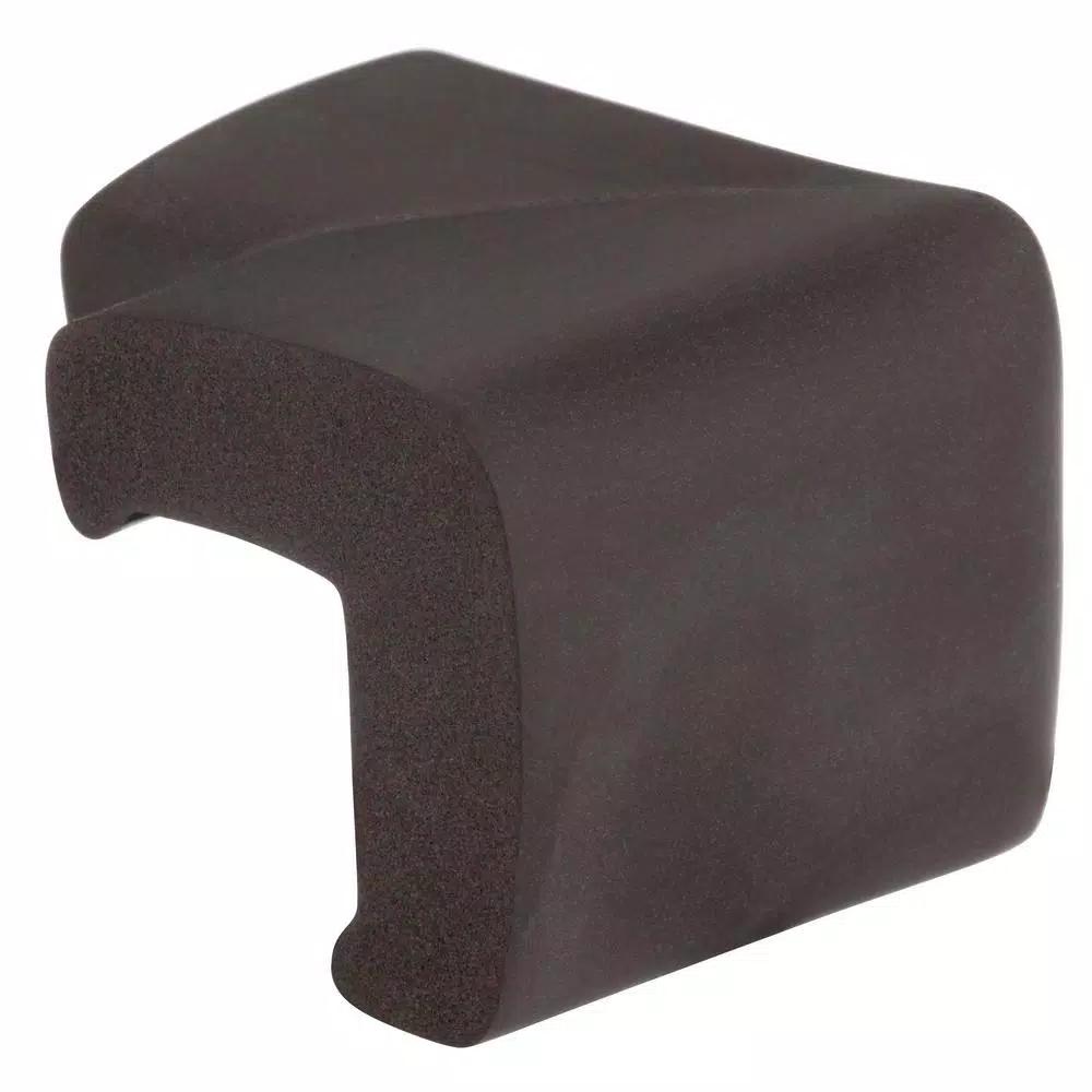 Dreambaby Foam Corner Protectors, Brown (4-Pack) - Furniture Edge Guards