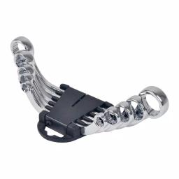 KING 5-Piece Metric Half-Moon Box-End Wrench Set, 8 mm to 22 mm with Hanging Clip thumbnail 2