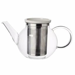 Villeroy & Boch Artesano 4-Cup Double Walled Glass Teapot with Removable Stainless Steel Strainer thumbnail 1
