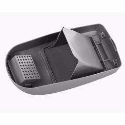 Alpine Industries 19 qt. Gray Step-On Waste Basket & Sanitary Napkin Receptacle thumbnail 4