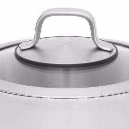 BergHOFF Essentials Manhattan 2.5 qt. 18/10 Stainless Steel Casserole Dish with Glass Lid thumbnail 2