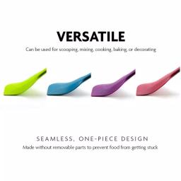 OVENTE Premium Silicone Spatula Set, 4-Piece Heat-Resistant Non-Stick Spatulas with Stainless Steel Core thumbnail 5