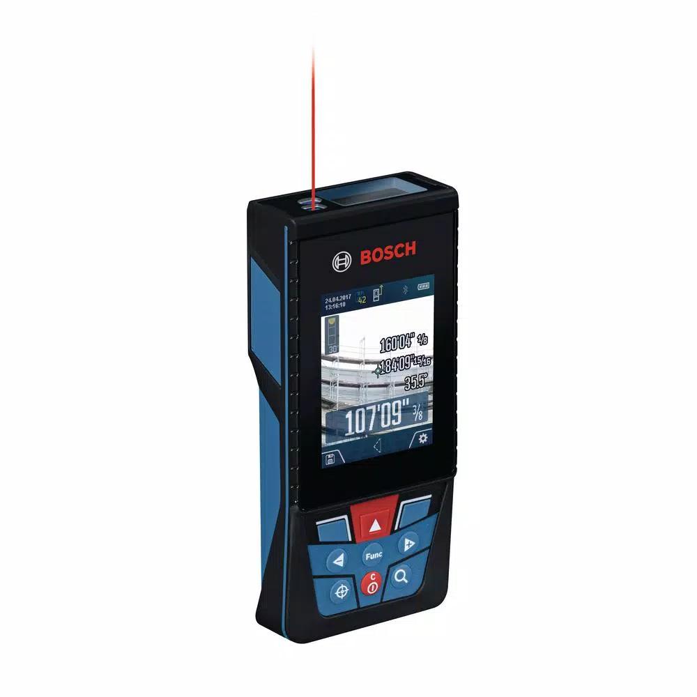 Bosch BLAZE Outdoor GLM 400 C Connected Laser Measure with Digital Viewfinder and Compact Tripod Kit