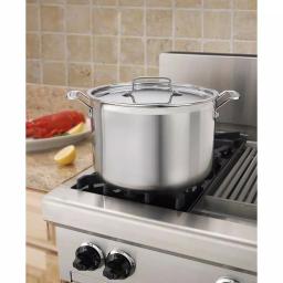 Cuisinart MultiClad Pro 12 qt. Stainless Steel Stock Pot with Lid thumbnail 2
