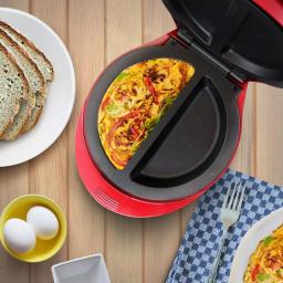 Better Chef 4-Egg Electric Double Red Omelet Maker Egg Cooker thumbnail 3