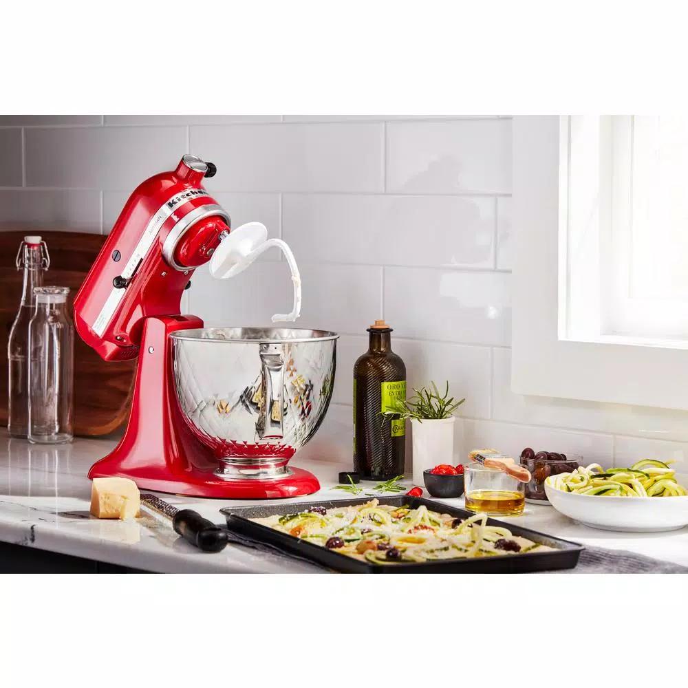 KitchenAid 5 Qt. Quilted Stainless Steel Mixing Bowl for Tilt-Head Stand Mixers