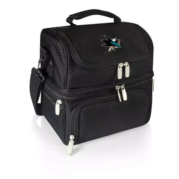 Picnic Time Pranzo San Jose Sharks Insulated Lunch Bag and Picnic Tote - Black