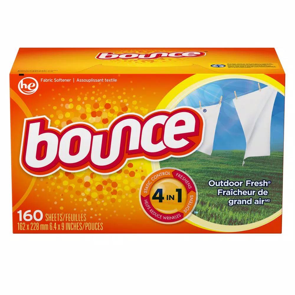 Bounce Outdoor Fresh Scent Fabric Softener Dryer Sheets, 160-Count (6-Pack)