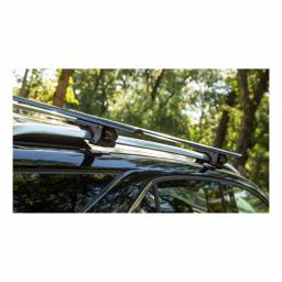 CURT Universal Aluminum Roof Rack Cross Bars, 150 lb. Capacity, Black (2-Pack) thumbnail 7