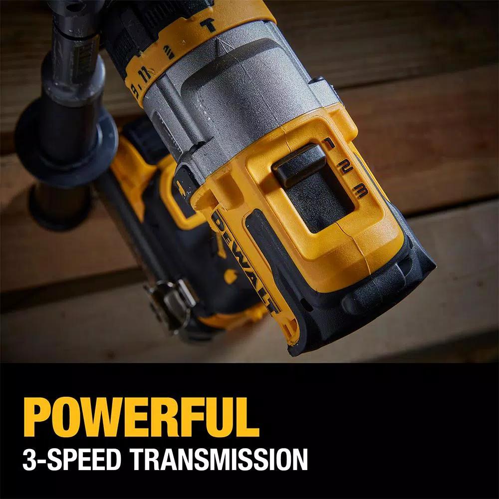DEWALT 20V MAX Brushless 1/2 in. Hammer Drill/Driver Kit with FLEXVOLT ADVANTAGE & 6.0Ah Battery