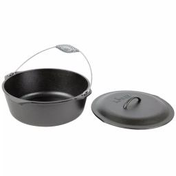 Lodge 7 Qt. Cast Iron Dutch Oven with Lid and Spiral Bail Handle thumbnail 4