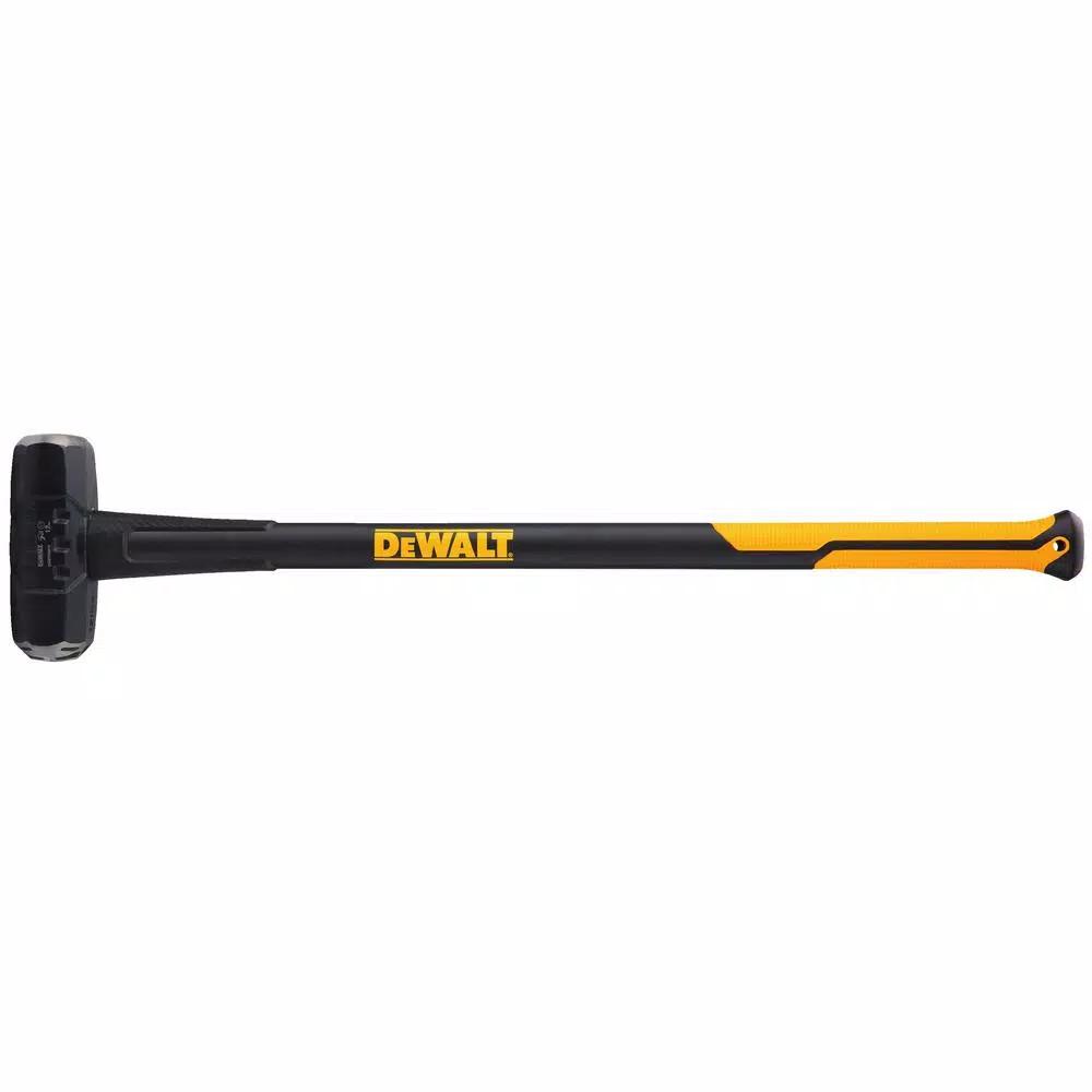 DEWALT 12 lb. Exo-Core Sledge Hammer with 33.3 in. Fiberglass Handle