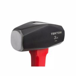 TEKTON 3 lb. Drilling Hammer with Fiberglass and Rubber Grip thumbnail 6