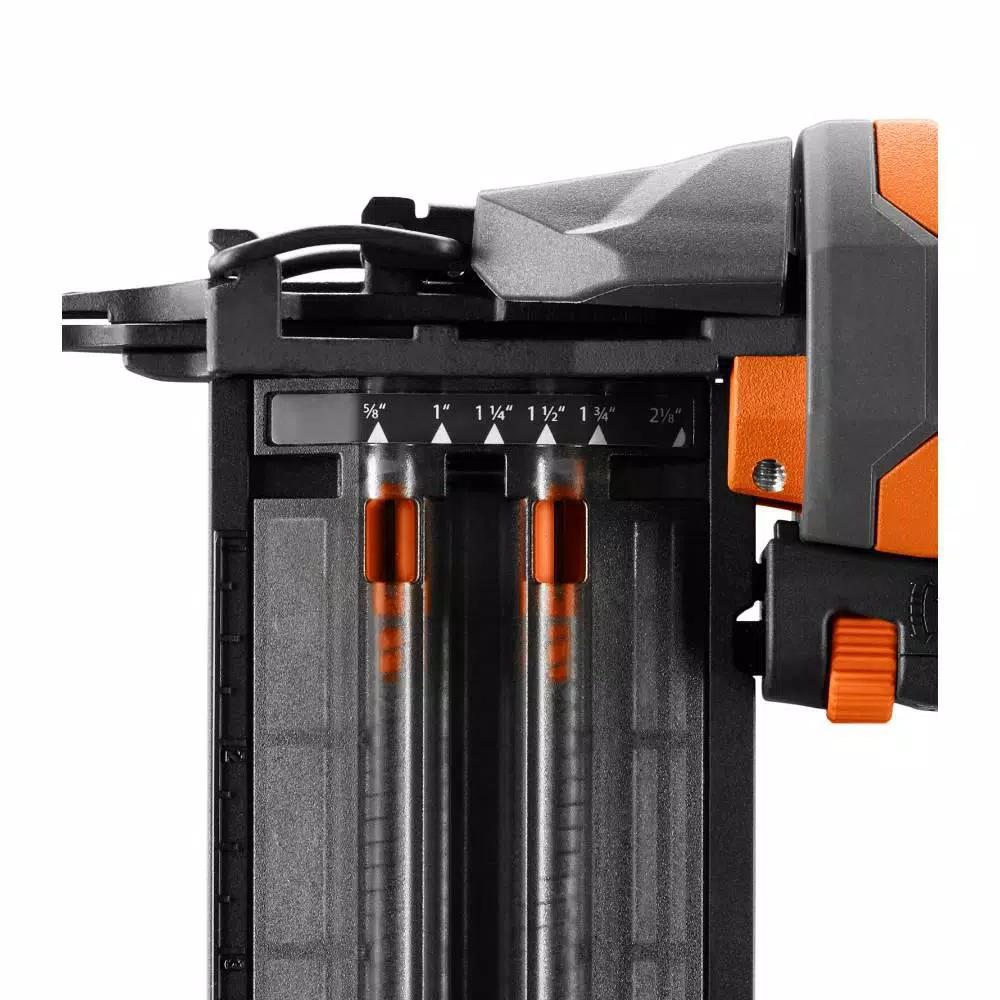 RIDGID 18-Gauge 2-1/8 in. Brad Nailer Kit with CLEAN DRIVE Technology and 50 ft. Lay Flat Air Hose