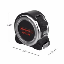 Stalwart 25 ft. Retractable Tape Measure, 4-Pack thumbnail 2
