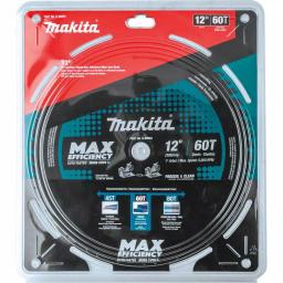 Makita 12 in. 60T Carbide-Tipped Max Efficiency Miter Saw Blade thumbnail 7