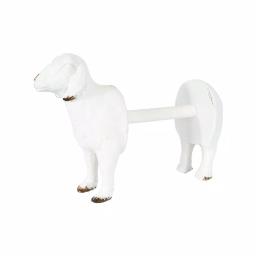 3R Studios White Sheep Shaped Freestanding Paper Towel Holder - Farmhouse Style thumbnail 3
