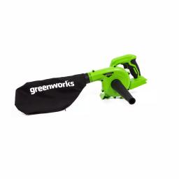 Greenworks 24V Cordless Handheld Blower and Vacuum, 90 MPH, 180 CFM, Tool Only thumbnail 7