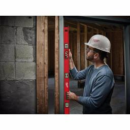 Milwaukee 48 in. Magnetic I-Beam Level, Aluminum Frame with Pitch Vial thumbnail 6