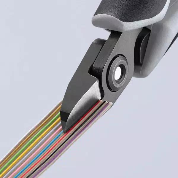 KNIPEX 5 in. Precision Electronics Diagonal Cutters, ESD Safe with Comfort Grip