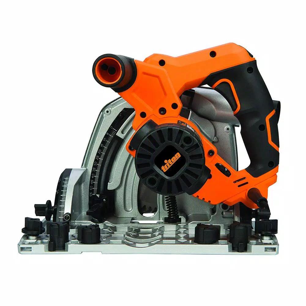 Triton TTS1400 1400W 110-Volt Plunge Track Saw with Keyless Blade Change