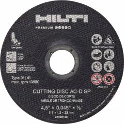 Hilti AC-D SP Type 1 Premium Abrasive Cutting Discs, 6 in. x 0.045 in. x 7/8 in. (25-Pack) thumbnail 1