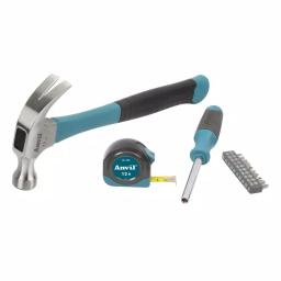 Anvil 17-Piece Homeowner Hand Tool Set with Carbon Steel Construction thumbnail 2