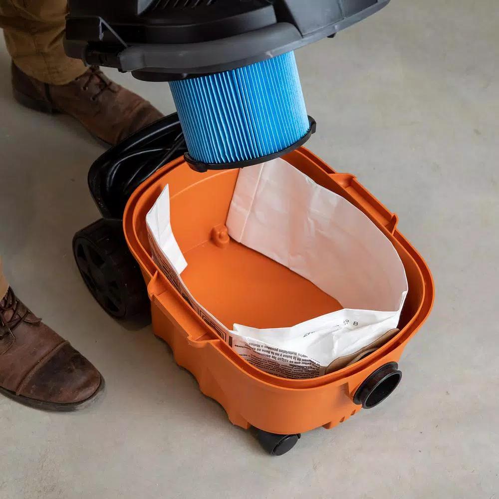 RIDGID VF3511 Filter Kit with VF3500 Fine Dust Filter and (2) VF3501 Dust Bags for 3 to 4.5 Gal. Wet/Dry Vacuums