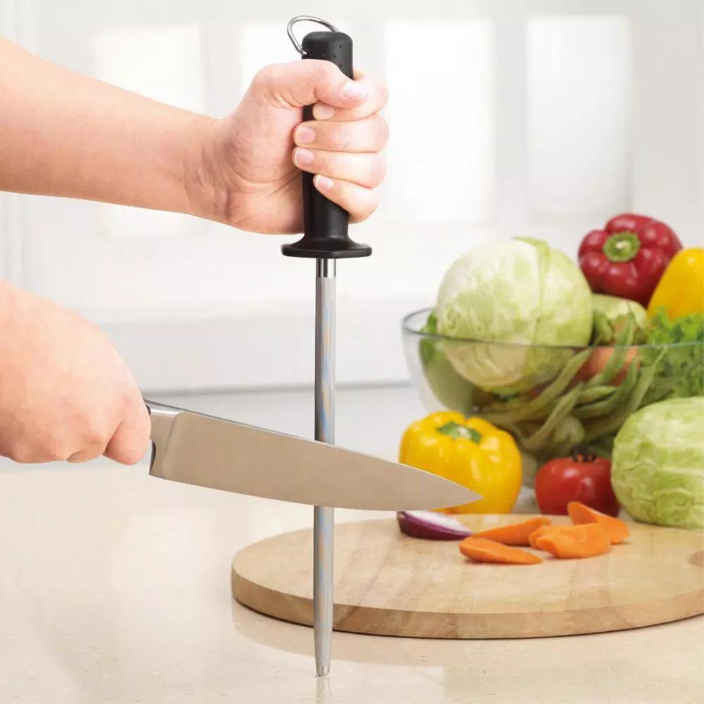 Sharpal 106H 10 in. Sharpening Steel with Soft Grip Handle