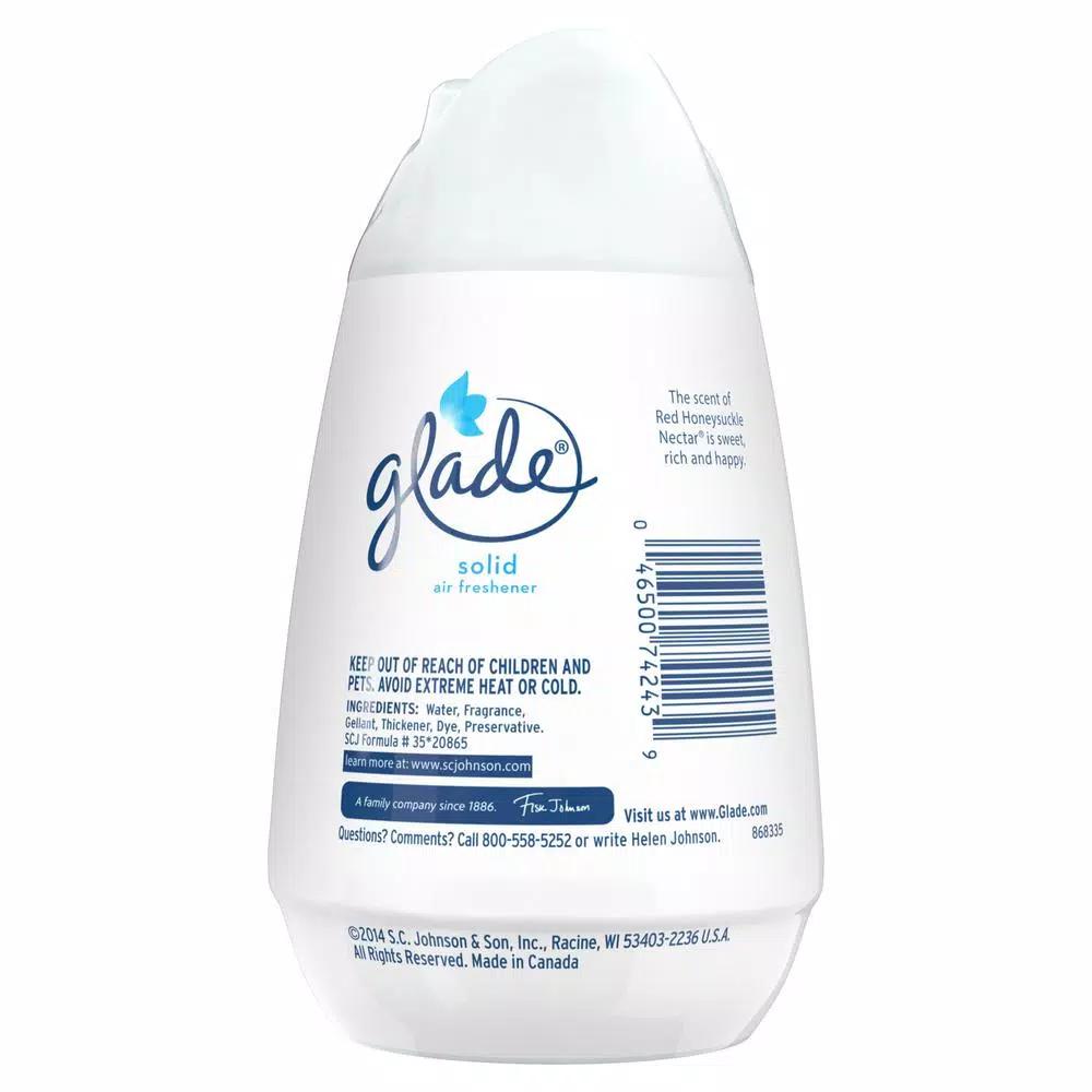 Glade Red Honeysuckle Nectar Solid Air Freshener, 6 oz.