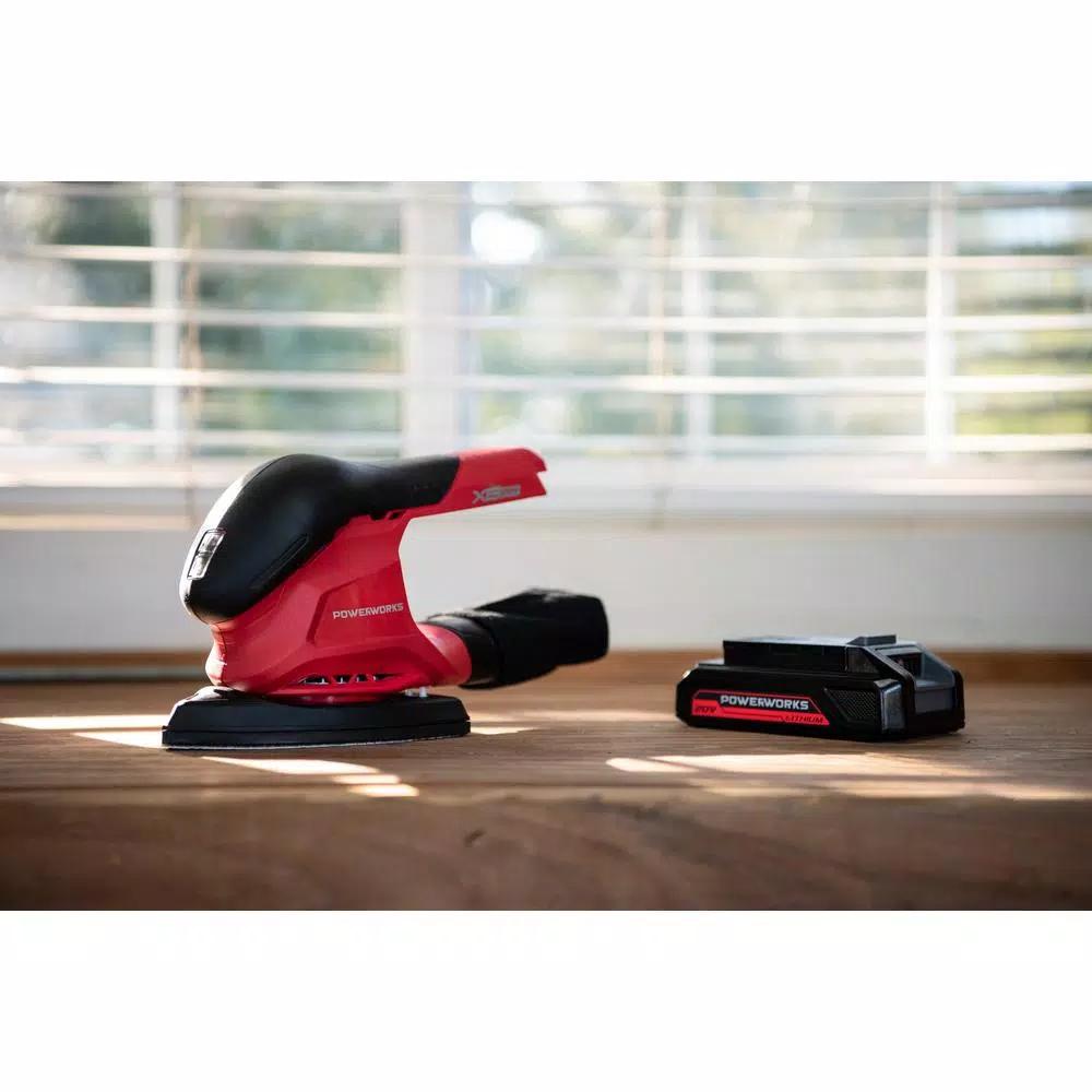 Powerworks 20V Cordless Brushless 5 in. Finishing Sander, Tool Only CFG303