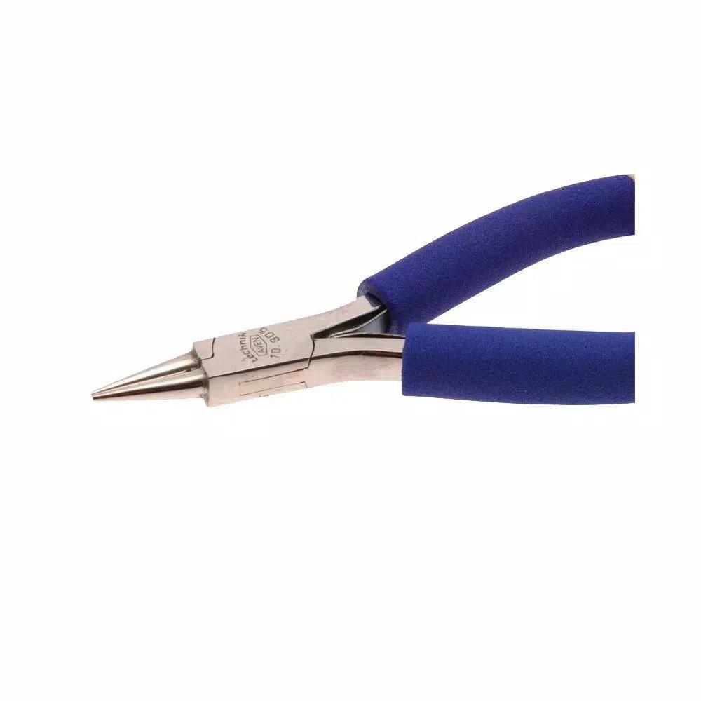 Aven 4.5 in. Round Nose Pliers with Smooth Jaws and ESD Safe Cushion Grips