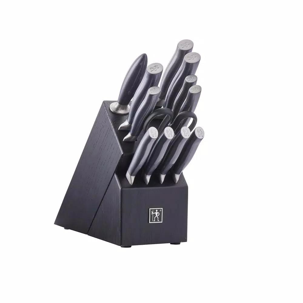 Henckels International HI Graphite 13-Piece Knife Block Set with Stainless Steel Blades