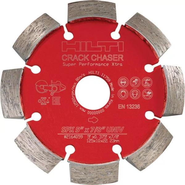 Hilti 5 in. SPX Diamond Crack Chaser Blade for Concrete Repair