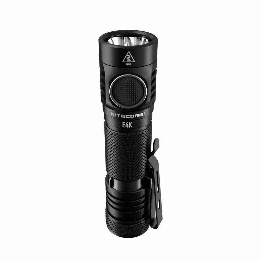 NITECORE E4K Tactical EDC Flashlight, 4400 Lumens, USB-C Rechargeable, Waterproof & Impact Resistant