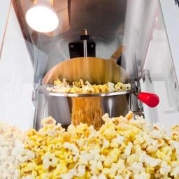 Funtime Sideshow Popper 8 oz. Popcorn Machine and Cart, Traditional Style Theater Popcorn Maker thumbnail 8