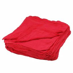 Unbranded Shop Power Red 100% Cotton Shop Towels, 50-Piece Set thumbnail 1