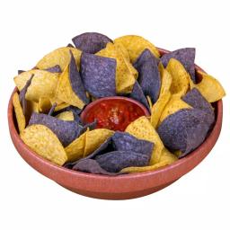 TACO TUESDAY 10.5 in. Brown Plastic Circular Chip and Salsa Serving Bowl Set, 2-Piece thumbnail 6