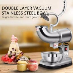 VIVOHOME Electric Ice Crusher and Snow Cone Machine, 250W Stainless Steel Shaver thumbnail 7
