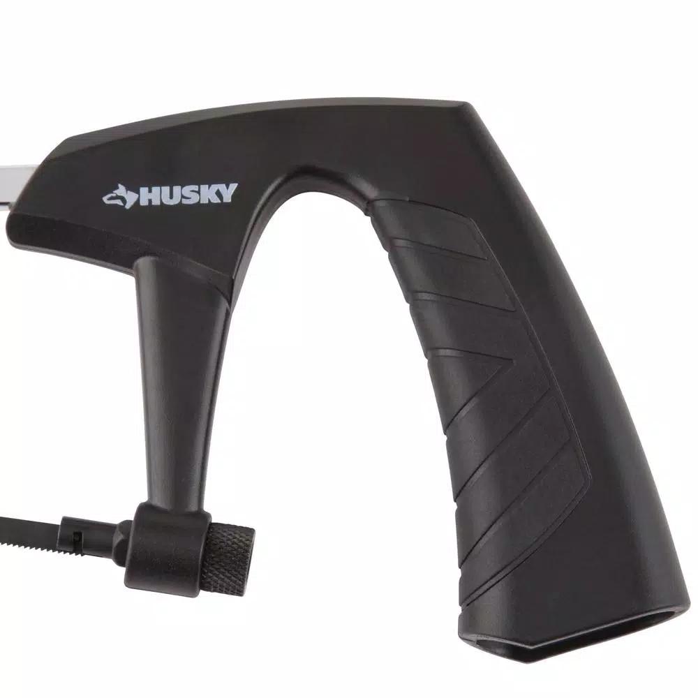 Husky 6 in. Mini Hacksaw with 24 TPI Carbon Steel Blade