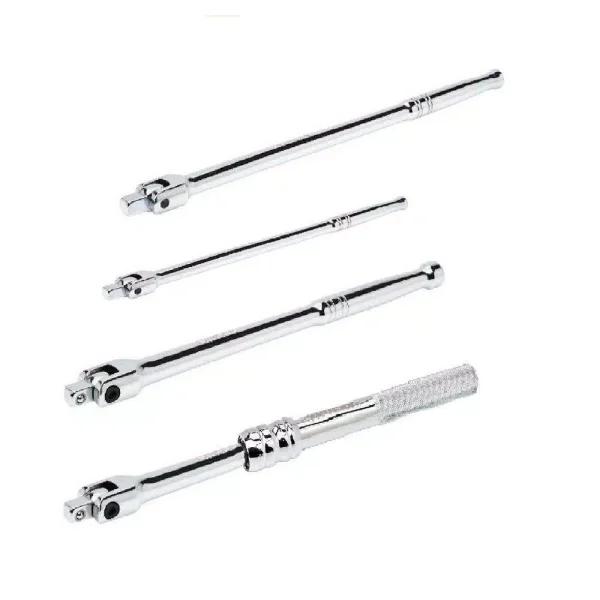 Husky 4-Piece Breaker Bar Set with 3/8 in. and 1/2 in. Drive Sizes