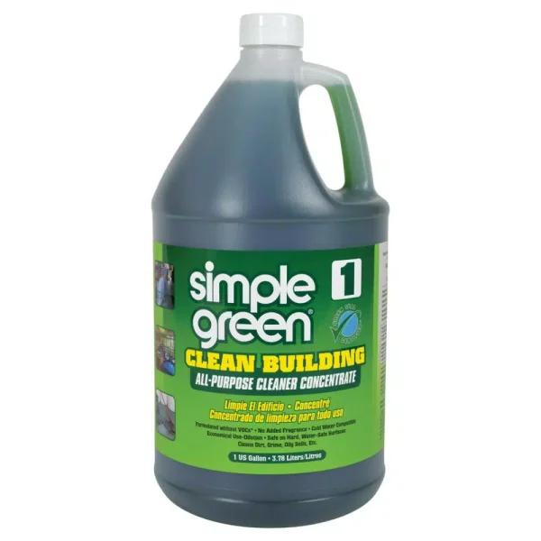 Simple Green Clean Building All-Purpose Cleaner Concentrate, 1 Gallon, Biodegradable & Green Seal GS-37 Certified